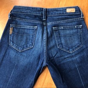 Paige petite Laurel Canyon low rise bootcut jeans